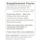 Natural Wellbeing Kids' Attention Gold – Focus Support with Rhodiola (Berry Flavor) – 4 oz (118 ml)
