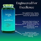 NaturalZing 100% Organic Spirulina Powder – Non-GMO, Vegan Superfood