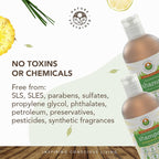 Nature Sustained Organic Shampoo with Probiotics – Sulfate Free, Hypoallergenic, Lemongrass 9oz