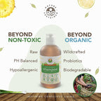 Nature Sustained Organic Shampoo with Probiotics – Sulfate Free, Hypoallergenic, Lemongrass 9oz