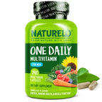 NATURELO Mens Multivitamins – One Daily Multivitamin for Men with Organic Whole Foods & High-Absorption Nutrients | Non-GMO, 240 Veggie Capsules