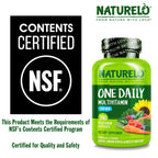 NATURELO Mens Multivitamins – One Daily Multivitamin for Men with Organic Whole Foods & High-Absorption Nutrients | Non-GMO, 240 Veggie Capsules