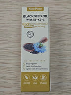 NaturePlanet Organic Soursop Bitters and Black Seed Oil Drops Bundles with Vitamins D3, K2, B6, C | Vegan, Non-GMO, Gluten-Free