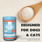 Nature's Diet Beef Collagen Peptides Type 1 for Dogs & Cats – Joint, Digestion & Skin Health | Premium Human Grade, Grass-Fed