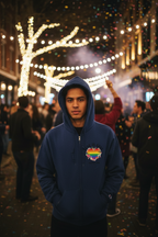 MEHZO LOVE IS LOVE Unisex Powerblend Zip Hoodie | Champion S800