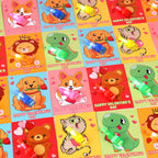NAWITDA 30 Pack Valentines Day Classroom Gifts for Kids – LED Finger Light Cards & Light-Up Valentine Party Favors
