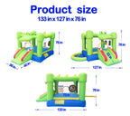 NC Inflatable Bounce House with Slide, Ball Pit & Dart Target – 2 Kids