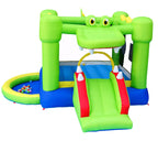 NC Inflatable Bounce House with Slide, Ball Pit & Dart Target – 2 Kids