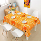 Nefelibata 4-Piece Basketball Tablecloth Set | Waterproof Disposable Covers