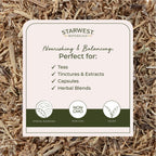 Starwest Botanicals Nettle Root Organic - Dried Stinging Nettle Root, Kosher & Non-GMO, 1 lb Bulk