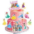 NEW BARLEY Princess Cake Topper – 11-Piece Princess Cake Decorations for Cakes, Cupcakes & Desserts
