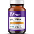 New Chapter Calcium Supplement – Organic Plant Calcium with D3 & K2, Tiny Tabs (240)