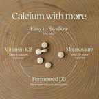 New Chapter Calcium Supplement – Organic Plant Calcium with D3 & K2, Tiny Tabs (240)