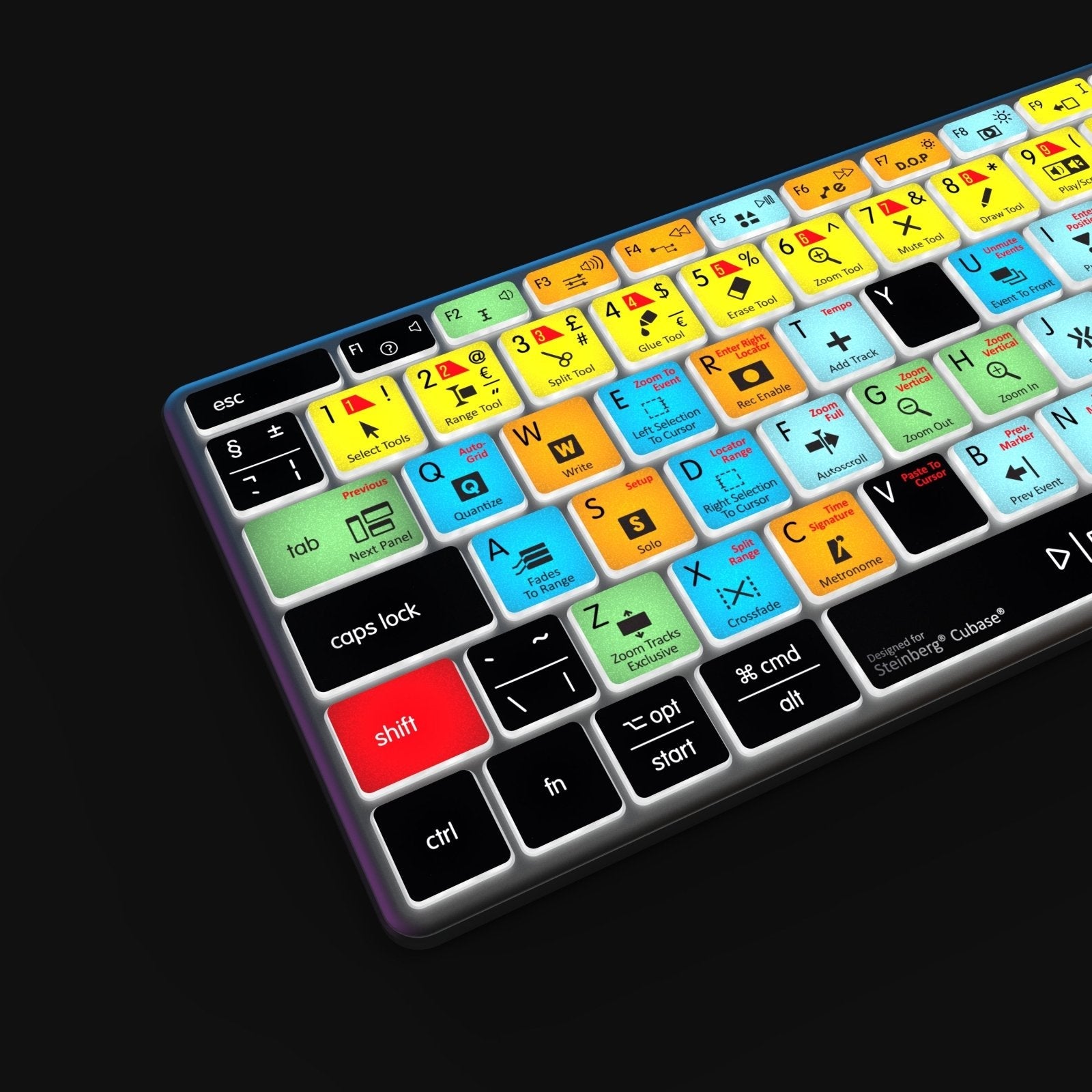 NEW Cubase Compatible Keyboard | Backlit & Wireless | Mac & PC