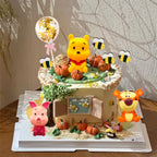 Newmemo Winnie Cake Toppers 12Pcs – Pooh Bear Birthday & Baby Shower Decorations