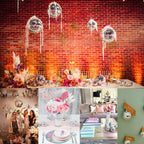 Newmemo 11pcs Disco Ball Cake Decorations – 70s Disco Theme Cake Toppers & Centerpieces