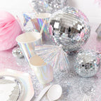 Newmemo 11pcs Disco Ball Cake Decorations – 70s Disco Theme Cake Toppers & Centerpieces