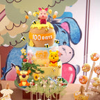 Newmemo Winnie Cake Toppers 12Pcs – Pooh Bear Birthday & Baby Shower Decorations