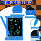 Nezyo 12 Pcs Kids Party Favors – 4.6'' LCD Writing Tablets, Blue & Golden Rings
