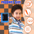 Nezyo 12 Pcs Kids Party Favors – 4.6'' LCD Writing Tablets, Blue & Golden Rings