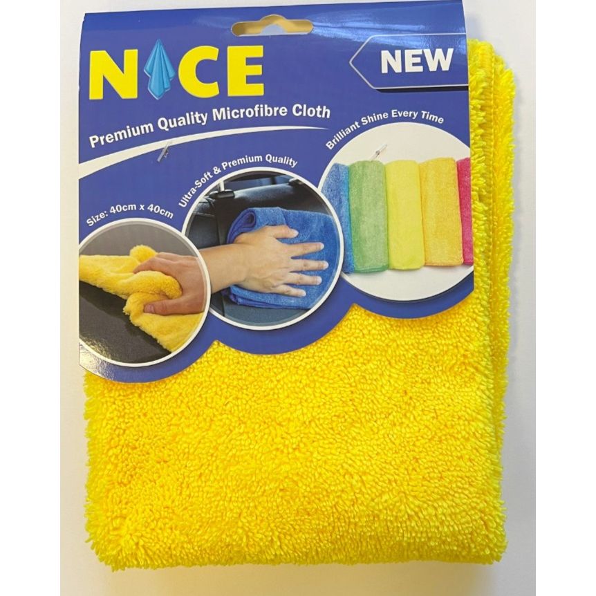 Nice Premium Quality Ultra-Soft Microfibre Cleaning Cloth, 1 Pc Pack