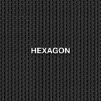 Nicoman Universal Hex Dirt Catcher Anti-Slip Car Floor Mats 2pc Front Set -  Regular