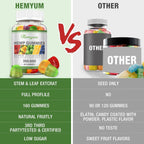 Hemp Gummies 2 Packs - Sleep, Pain & Anxiety Support - High Potency Organic Vegan Edibles