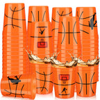 Norme 24-Pack Basketball Cups – 16 oz Reusable Party Tableware for Sports Events