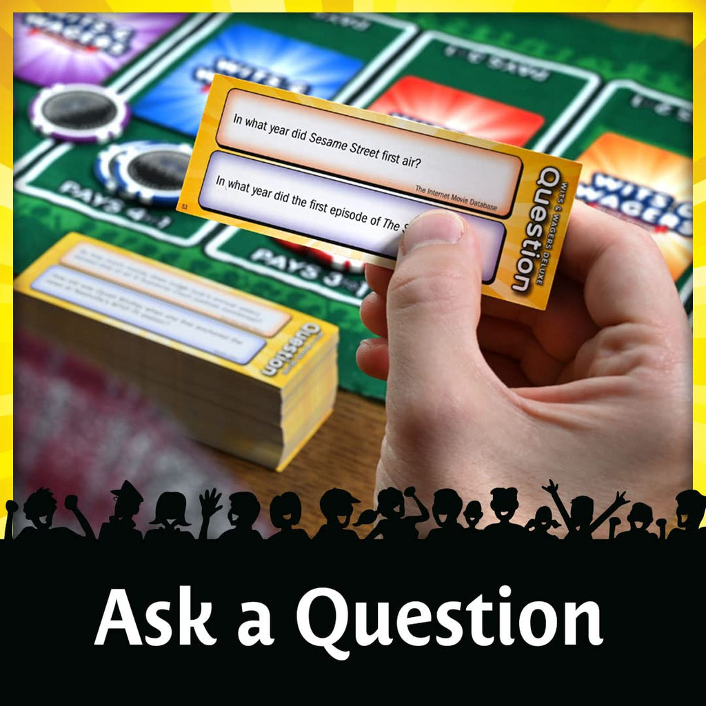 Wits & Wagers Deluxe Board Game by North Star Games – Award-Winning Trivia Party Game for 4+ Players