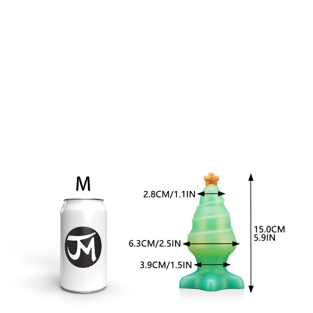 Nothosaur JOLLY - Christmas Tree Butt Plug -  Anal Sex Toy - Anal Trainer