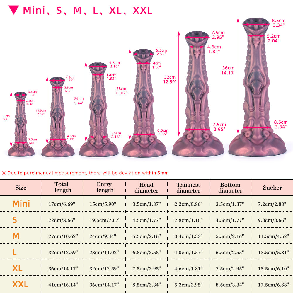 Nothosaur NECRONS - Fantasy Dildo - Horse Dildo - Mechanical Horse Cock Dildo