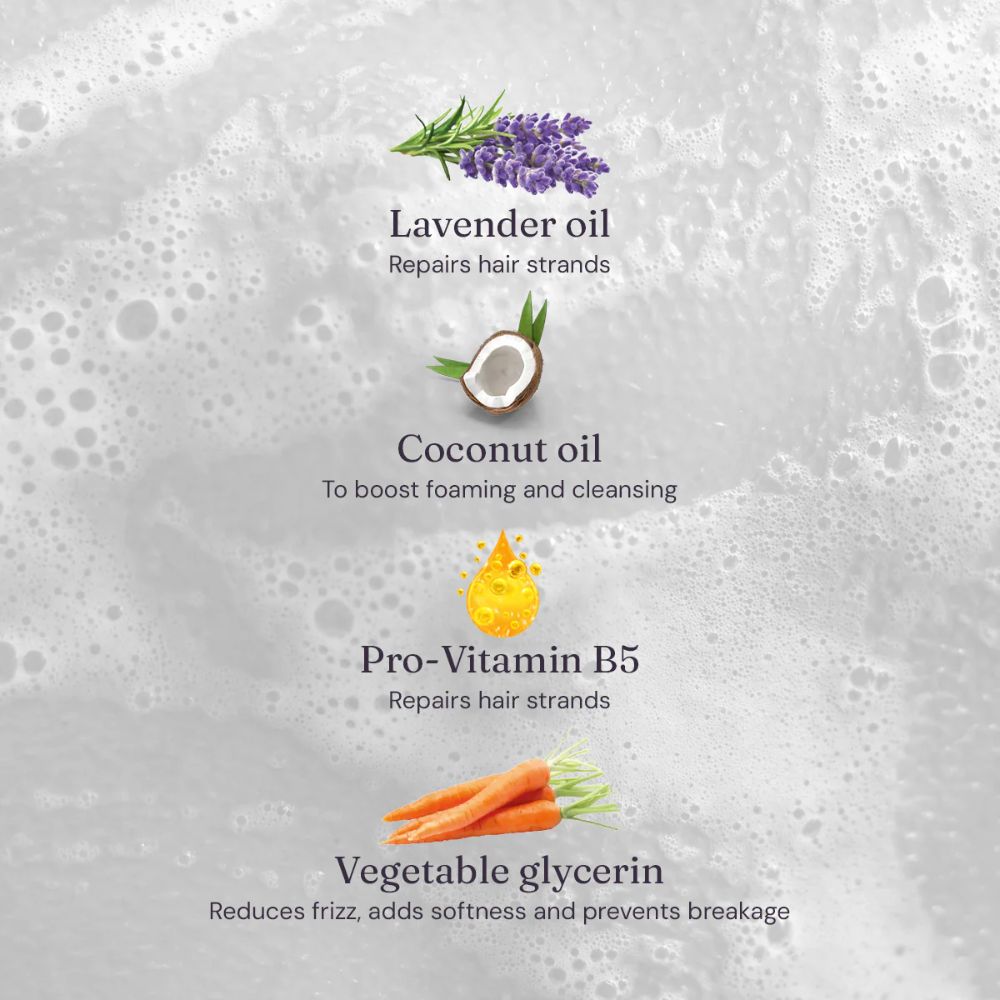 Nourish Shampoo 400ml | Lavendel & Kamille für strapaziertes Haar