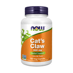 NOW Foods Cat's Claw 500 mg - Non-GMO Project Verified, Herbal Supplement, 100 Veg Capsules