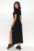Numinou short sleeve and a heart neckline dress