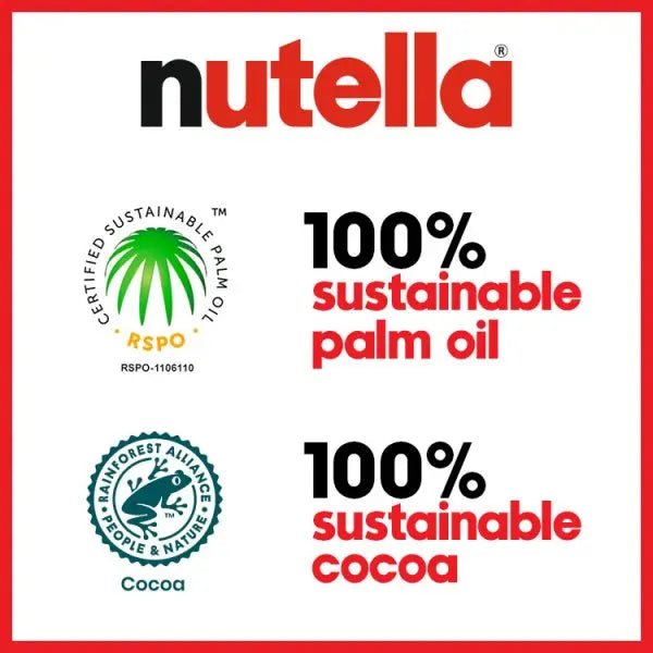 Nutella Hazelnut Spread with Cocoa 350g (Case of 6)