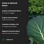 NutraChamps Super Greens Pulver – Premium 255 g unaromatisiert | Über 20 Bio-Grünpflanzen, Spirulina & Chlorella