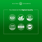 NutraChamps Super Greens Pulver – Premium 255 g unaromatisiert | Über 20 Bio-Grünpflanzen, Spirulina & Chlorella