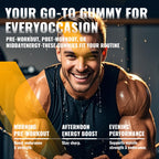 NUTRAGOGO Kreatin-Monohydrat-Gummis für Männer & Frauen – 5g pro Portion – Zuckerfrei, Vegan, Bio-Elektrolyt-Kaubonbons, 135 Stück