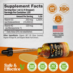 Vitamin D3 K2 USDA Organic Drops – 10,000 IU D3 + 120 mcg MK-7