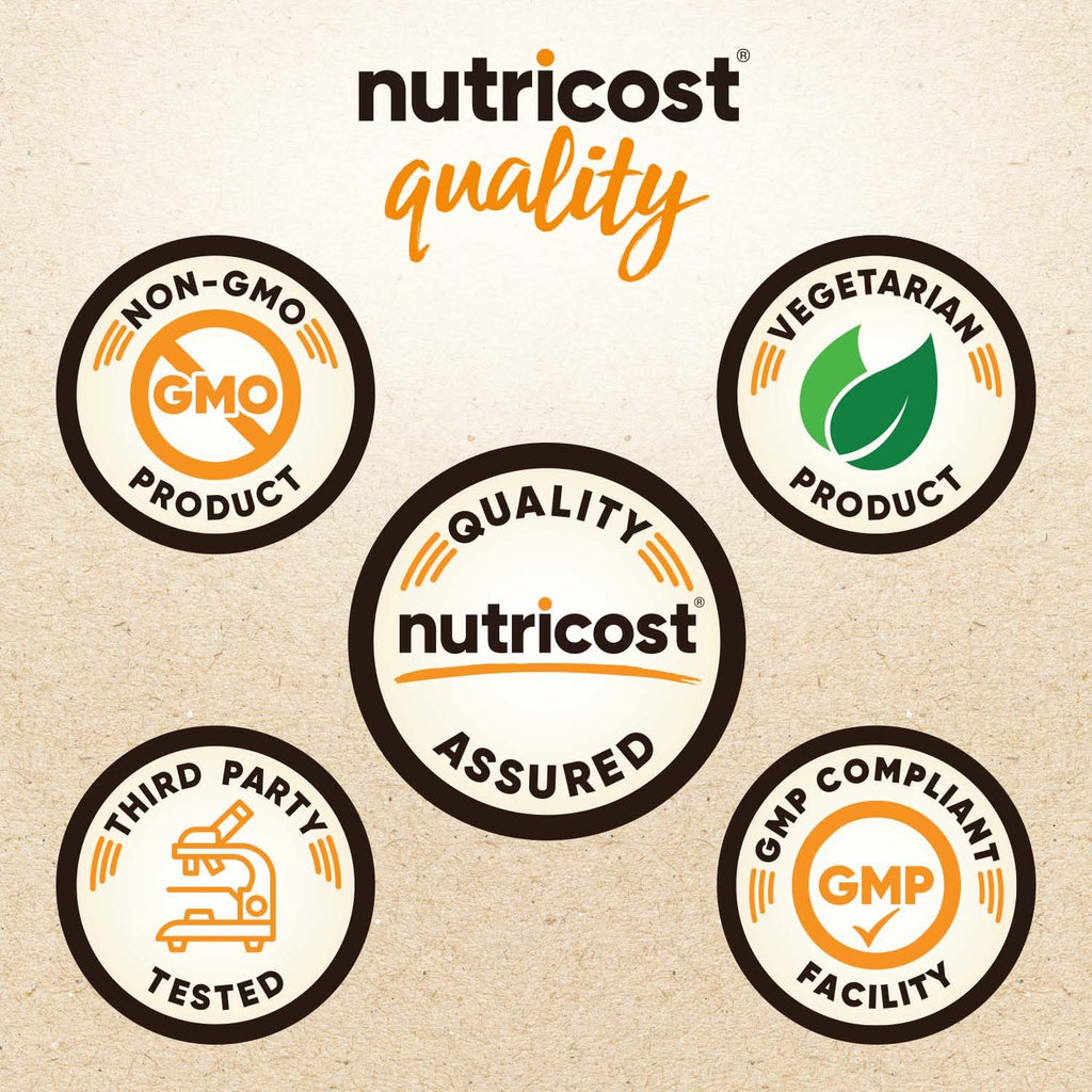 Nutricost Bio Gerstengras-Saftpulver (454 g) – Ungewürzt, Glutenfrei & Vegan