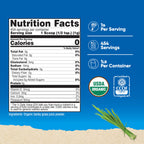 Nutricost Bio Gerstengras-Saftpulver (454 g) – Ungewürzt, Glutenfrei & Vegan
