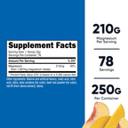 Nutricost Magnesium Citrate Powder – Peach Mango 250g | Non-GMO & Gluten Free