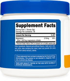 Nutricost Magnesium Citrate Powder – Peach Mango 250g | Non-GMO & Gluten Free