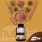NutriFlair Organic Ceylon Cinnamon – 1200mg per Serving, 180 Capsules | Joints, Inflammation, Antioxidant