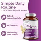 Purity Labs Trans-Resveratrol with Quercetin – Pure Organic Vegan Antioxidant (90 Caps)