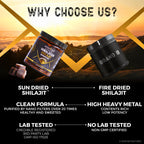 NutroTonic Organic Himalayan Shilajit Gummies – Pomegranate & Vanilla Flavor | Made in USA
