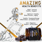 Organic SHILAJIT Gummies by NutroTonic | Cane Sugar Free, Organic Manuka Honey | 30 Gummies