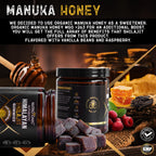 NutroTonic Organic Himalayan Shilajit Gummies – Raspberry Vanilla, Manuka Honey MGO +263 | Made in USA | 30 Gummies