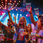 OceanWings 12-Pack Large Glow Cups | LED Light Up Party Cups for Any Celebration