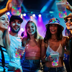 OceanWings 12-Pack Large Glow Cups | LED Light Up Party Cups for Any Celebration
